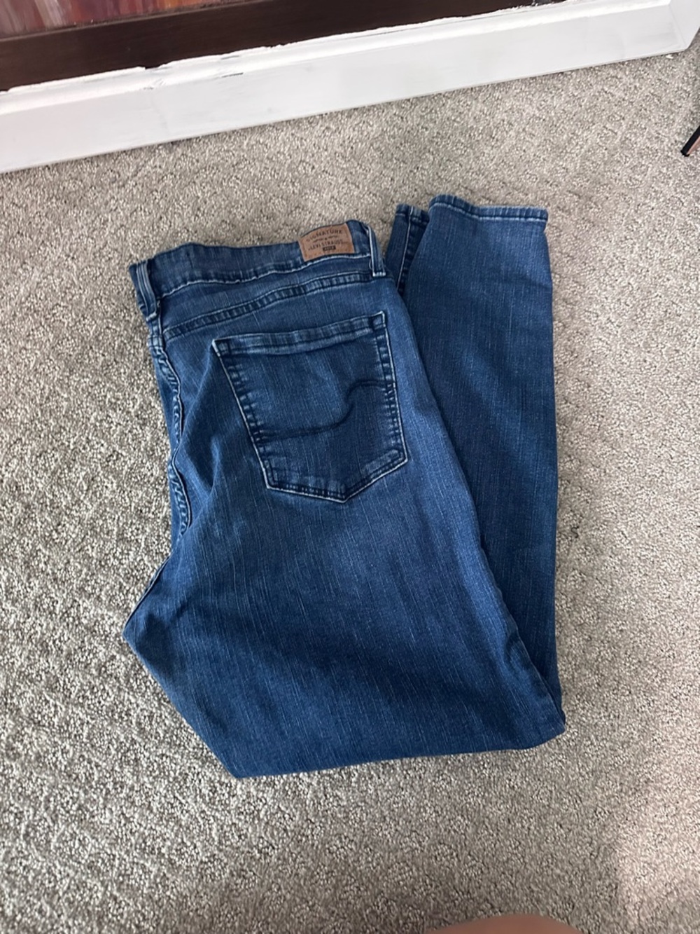 Signature by Levi Strauss Dark Blue Skinny Jeans